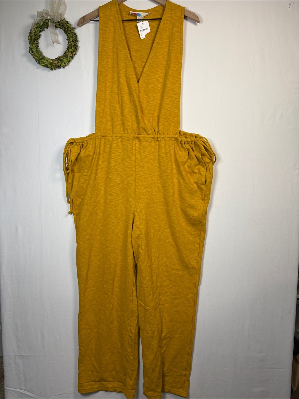 FREE PEOPLE FP Beach Let's Chill Oversize One Piece Jumpsuit size large - Picture 2 of 10